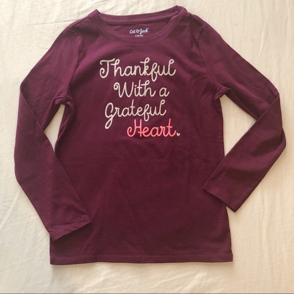 Cat & Jack Other - 3/$10 NWT Cat and Jack Glitter Graphic Long Sleeve